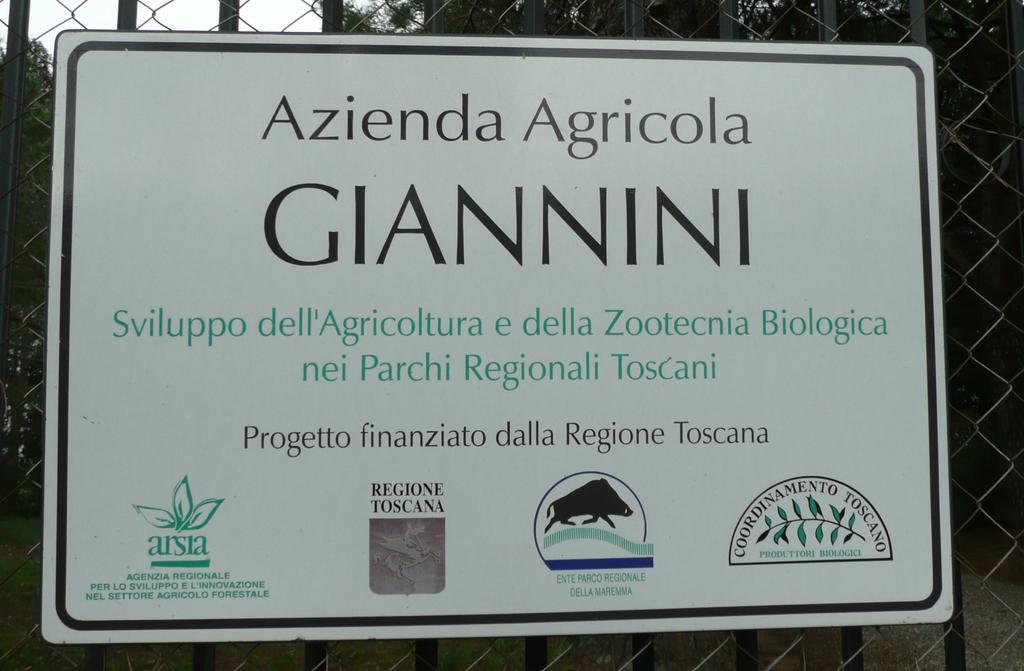 Podere Oslavia Az.Agr.Bio Giannini Alberese Exterior photo